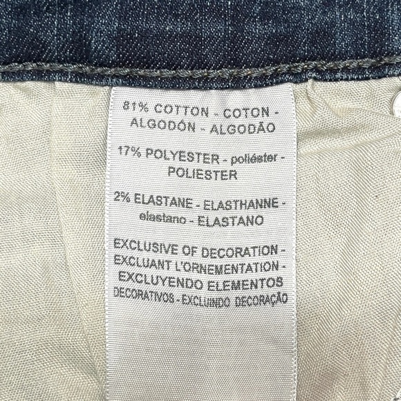 Signature by Levi Strauss & Co. Modern Skinny Dark Wash Jeans Size 12 L/C - Picture 11 of 13